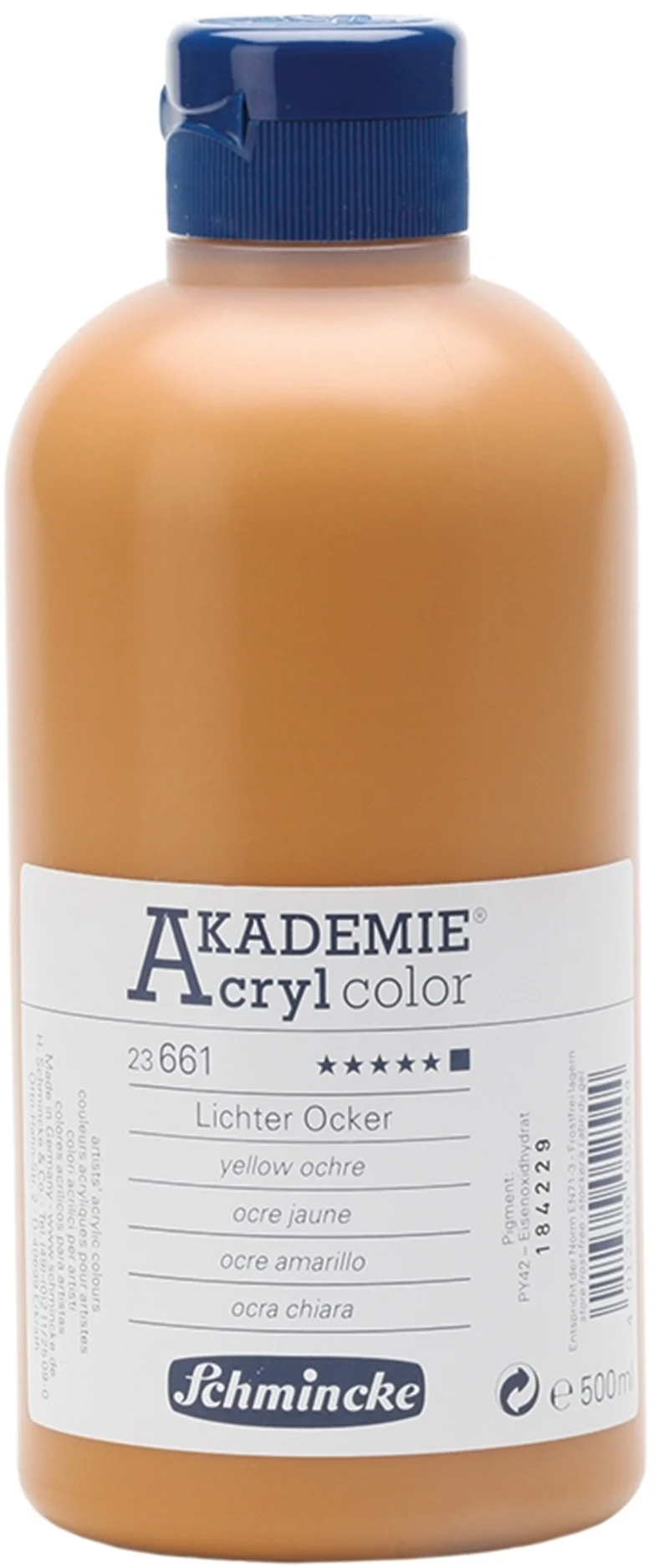 SCHMİNCKE AKADEMİE AKRİLİK BOYA 500 ML 661 YELLOW OCHRE 23661028