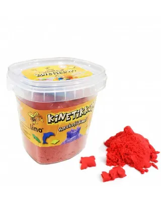 LİNO KİNETİK KUM 500 GR DOYPACK KIRMIZI LN-600KR