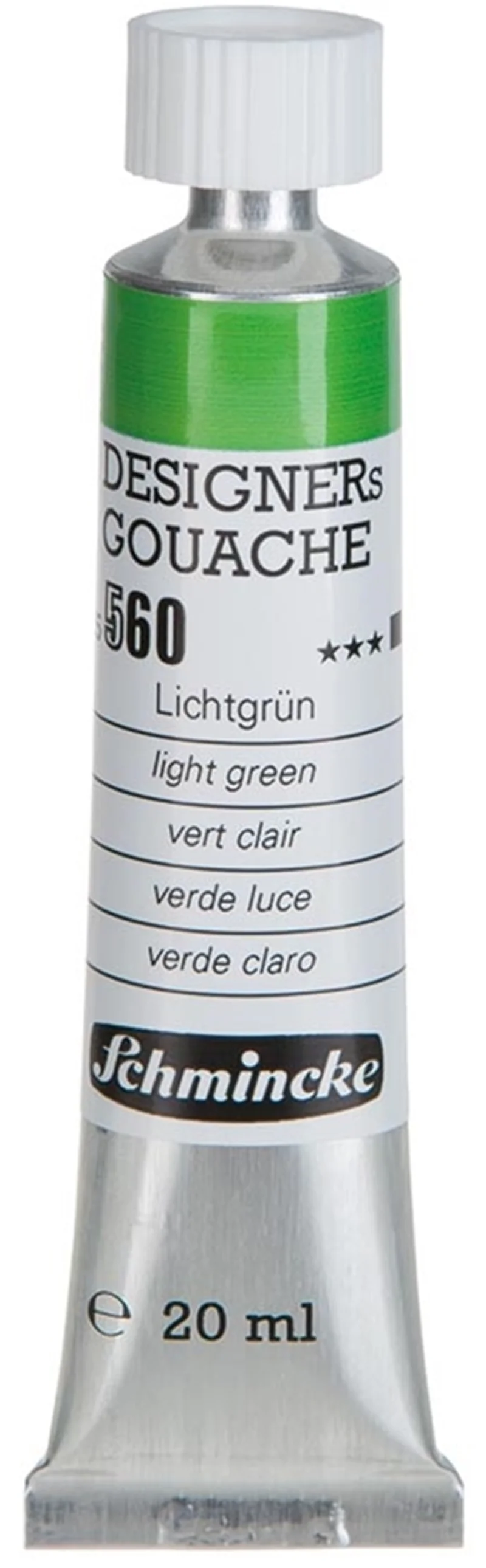 SCHMİNCKE HKS DESİGNERS' GOUACHE GUAJ BOYA 20 ML TÜP 560 LİGHT GREEN 25560007