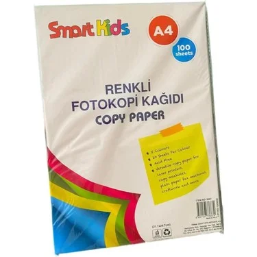 Smart Kids Renkli Kağıt 100 Lü