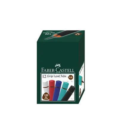 FABER GRIP MİN 0.5 SİYAH 60 mm 120 Lİ TÜP 1276260