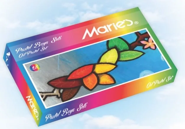 MARIES PASTEL BOYA 12 Lİ KARTON KUTU