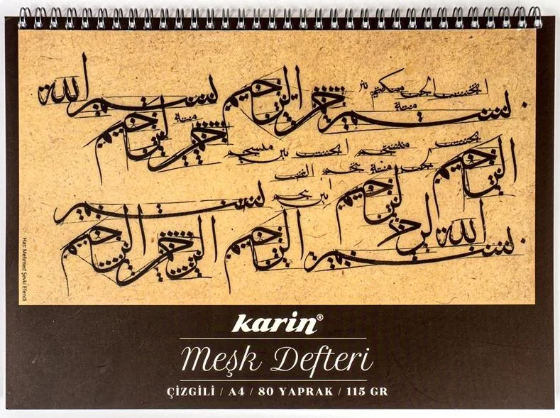 KARİN ÇİZGİLİ MEŞK DEFTERİ A4 115 GR 80 YAPRAK 6212212097