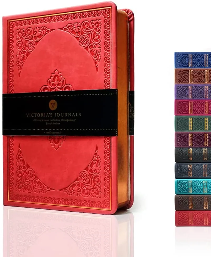 VJ DEFTER VINTAGE 12x17 Cm. ÇİZGİLİ KIRMIZI 1187