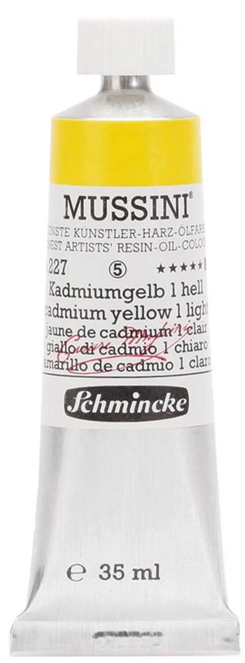 SCHMİNCKE MUSSİNİ ARTİST YAĞLI BOYA 35 ML SERİ 5 227 CADMİUM YELLOW 1 LİGHT 10227009