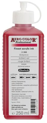SCHMİNCKE AERO COLOR AKRİLİK MÜREKKEP 250 ML 306 RED MADDER LİGHT 28306027