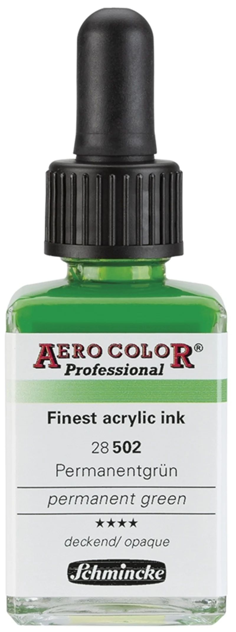 SCHMİNCKE AERO COLOR AKRİLİK MÜREKKEP 28 ML 502 PERMANENT GREEN 28502023
