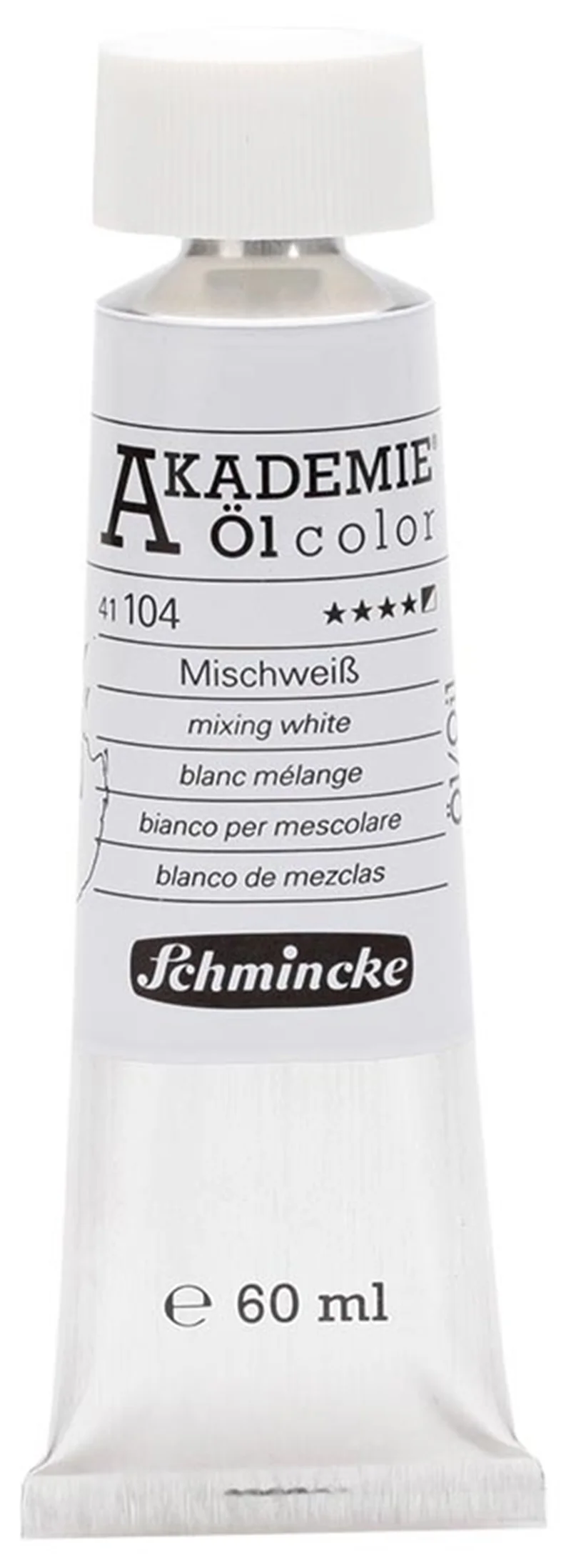 SCHMİNCKE AKADEMİE ÖL COLOR YAĞLI BOYA 60 ML SERİ 1 104 MİXİNG WHİTE 41104011