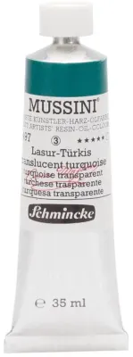 SCHMİNCKE MUSSİNİ ARTİST YAĞLI BOYA 35 ML SERİ 3 497 TRANSLUCENT TURQUOİSE 10497009