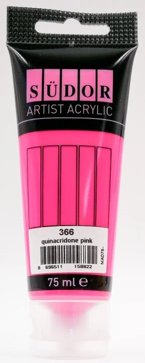 SÜDOR AKRİLİK TÜP 75 ML PEMBE 366 MA075-366