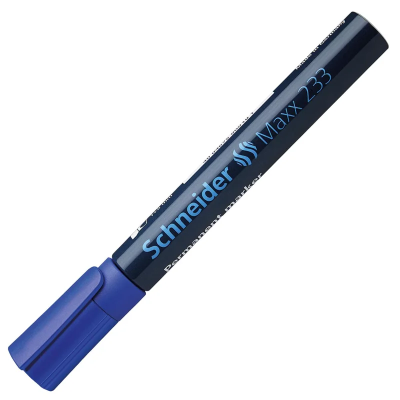 SCHNEIDER PERMANENT MARKÖR MAXX 233 KESİK UÇ MAVİ SCM243