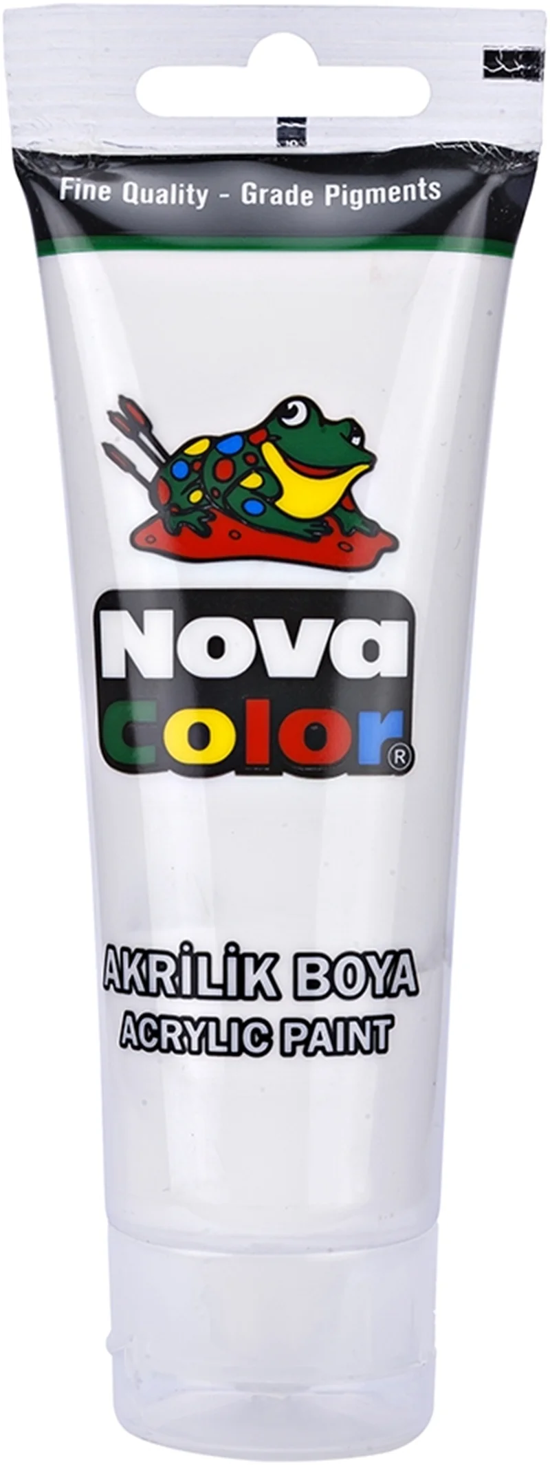NOVA COLOR AKRİLİK BOYA TÜP 75 GR TİTANYUM BEYAZ NC-2224
