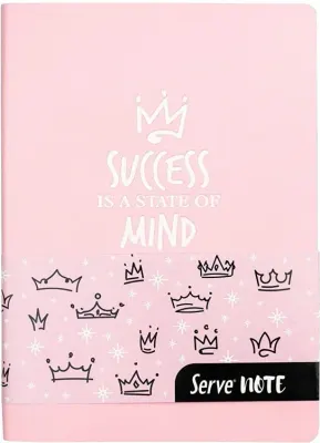 SERVE DEFTER NOT 15x21 ÇİZGİLİ ŞEKER PEMBE SV-NTYK1521SP