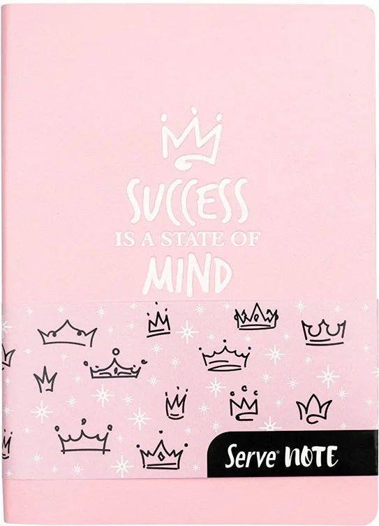 SERVE DEFTER NOT 15x21 ÇİZGİLİ ŞEKER PEMBE SV-NTYK1521SP