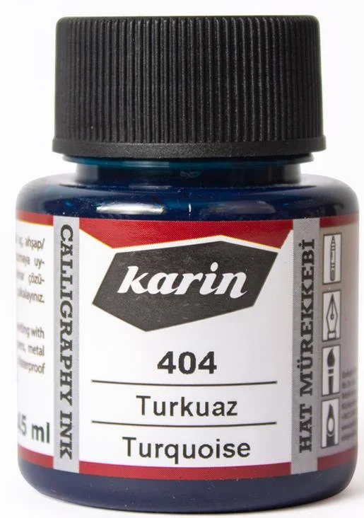 KARİN HAT MÜREKKEBİ 45 ML TURKUAZ 6210404045