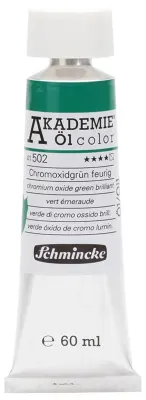 SCHMİNCKE AKADEMİE ÖL COLOR YAĞLI BOYA 60 ML SERİ 1 502 CHROMİUM OXİDE GREEN BRİLLİANT 41502011