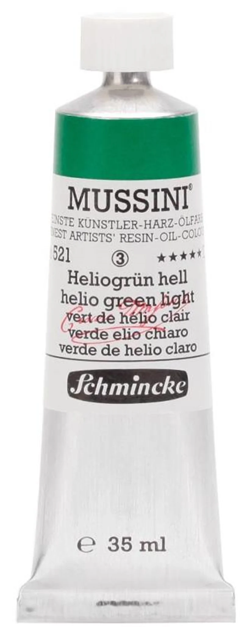 SCHMİNCKE MUSSİNİ ARTİST YAĞLI BOYA 35 ML SERİ 3 521 HELİO GREEN LİGHT 10521009