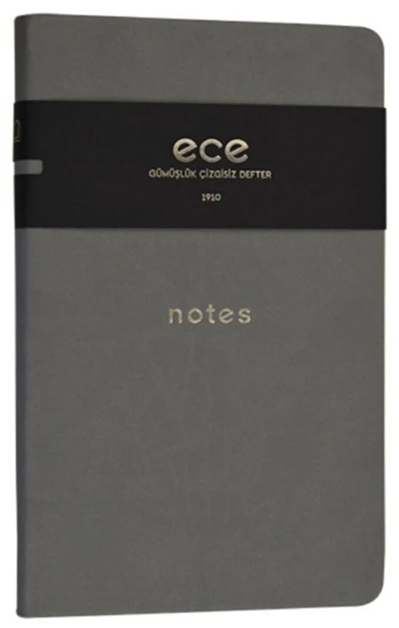 ECE DEFTER 13x21 GÜMÜŞLÜK DÜZ