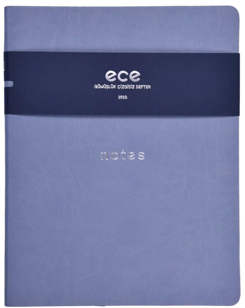 ECE DEFTER 18x24 GÜMÜŞLÜK DÜZ