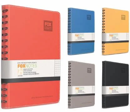 GIPTA DEFTER FOX A5 SPİRALLİ DERİ KAPAK 120 YP. ÇİZGİLİ 6176