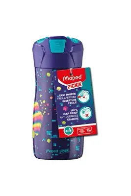 MAPED 871298 PİKNİK 430 ML PASLANMAZ ÇELİK MATARA PİXEL PARTY
