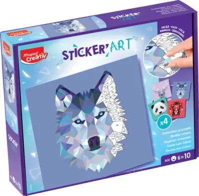 MAPED 907055 MAPED CREATİV NUMARALI STİCKER SETİ