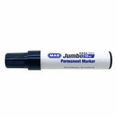 MAS 6444 PERMANENT MARKER 10 MM GENİŞ UÇ SİYAH