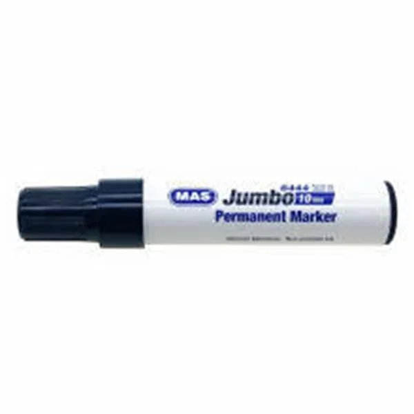 MAS 6444 PERMANENT MARKER 10 MM GENİŞ UÇ SİYAH