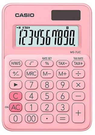 CASIO HESAP MAKİNESİ MS-7UC-PK