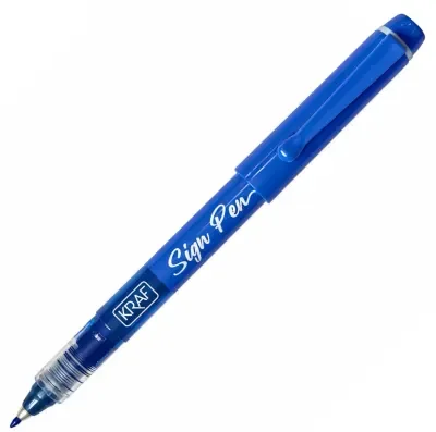 KRAF İMZA KALEMİ SIGN PEN 302 MAVİ