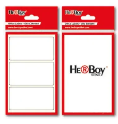 HERBOY 35x77 mm OFİS ETİKETİ 3577.004