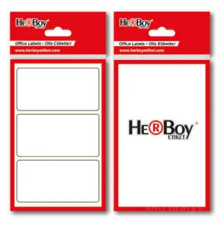 HERBOY 35x77 mm OFİS ETİKETİ 3577.004