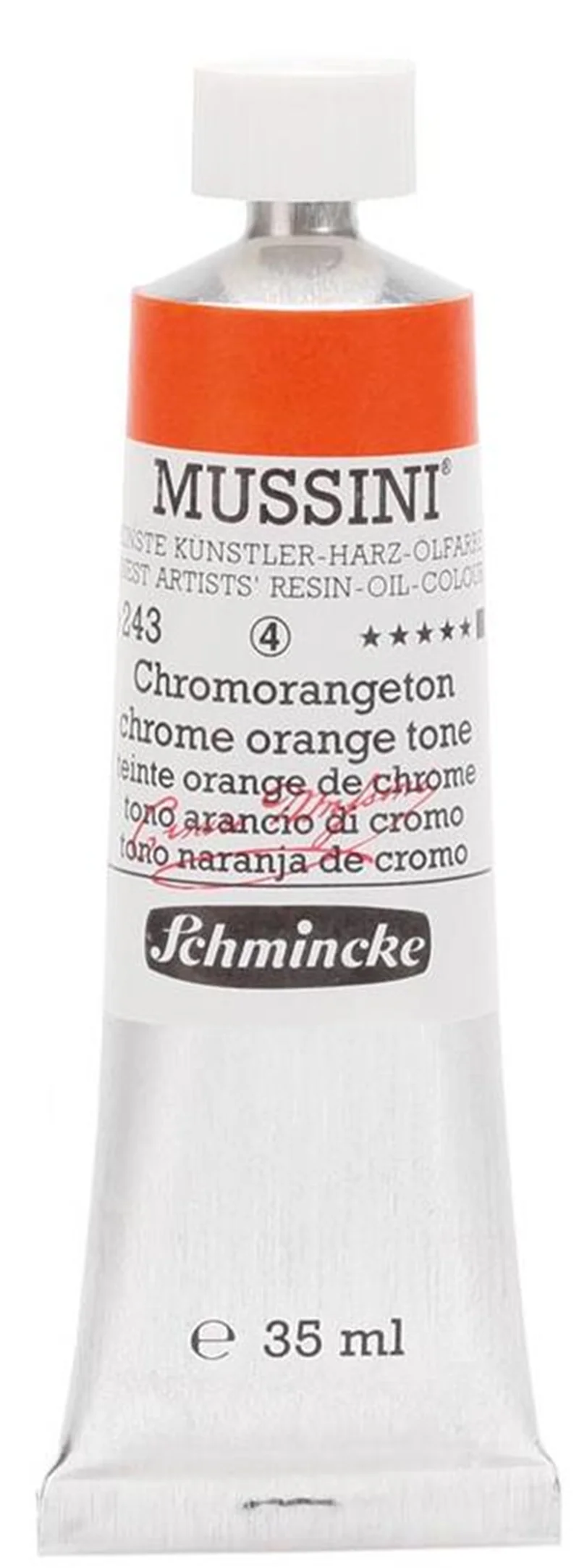 SCHMİNCKE MUSSİNİ ARTİST YAĞLI BOYA 35 ML SERİ 4 243 CHROME ORANGE HUE 10243009