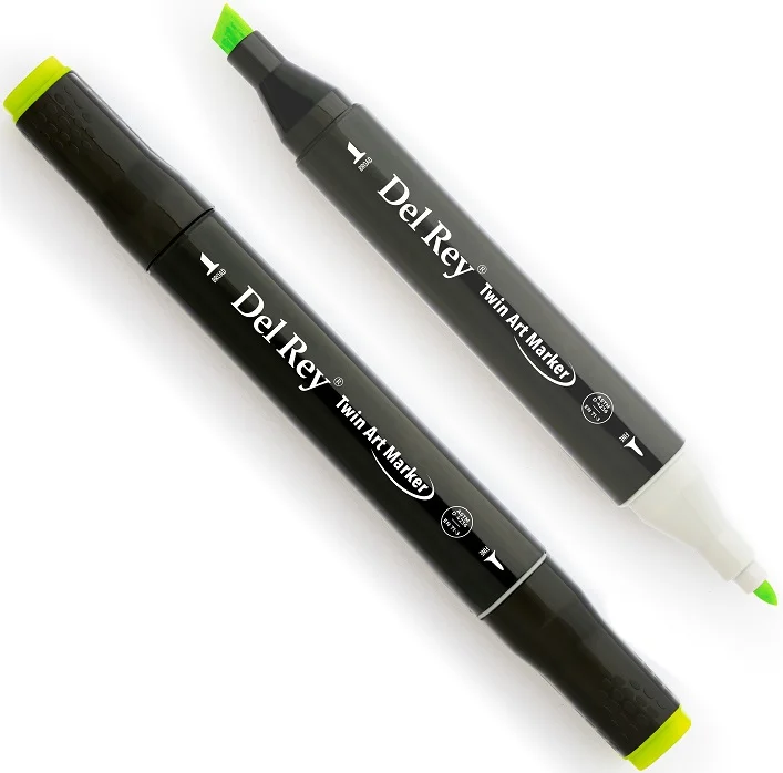 DEL REY GRAFİK MARKÖR TWIN MN-DR124 FLUORESCENT GREEN