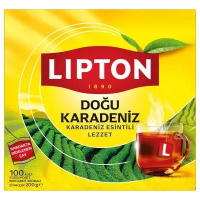 LİPTON BARDAK POŞET ÇAY 1000 Lİ DOĞU KARADENİZ 1,5g 804350