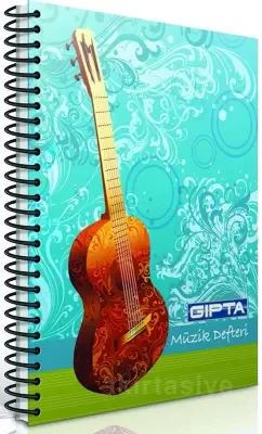GIPTA A4 40 YP.MÜZİK DEFTERİ SPİRALLİ 1481