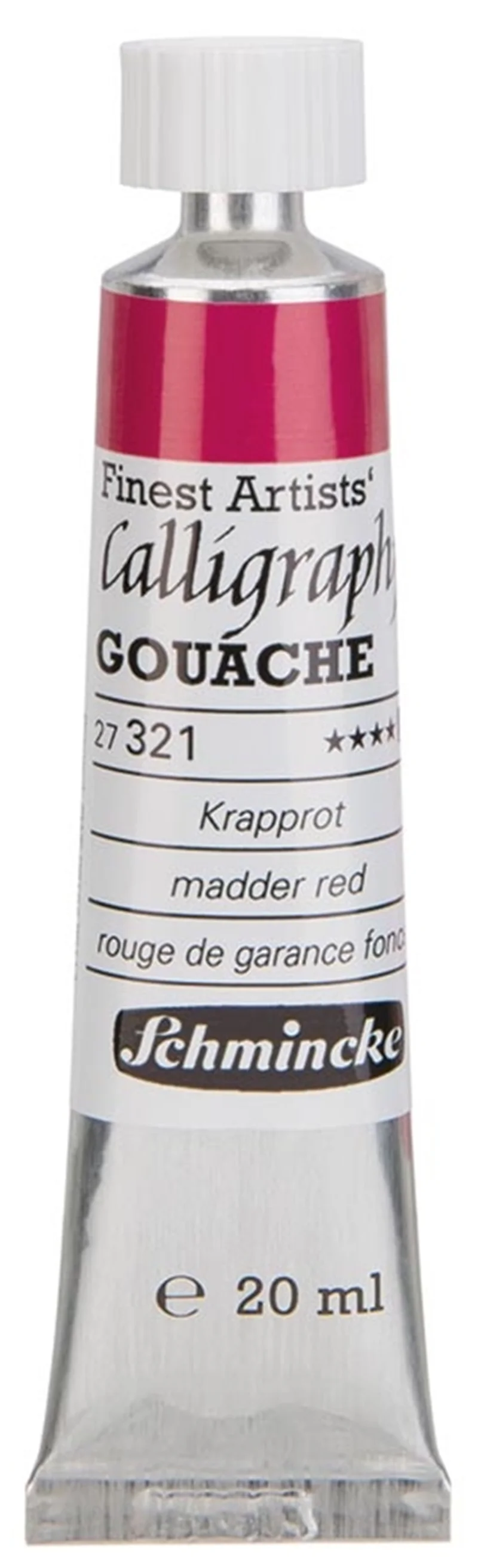 SCHMİNCKE CALLİGRAPHY GOUACHE ARTİST GUAJ BOYA 20 ML TÜP 321 MADDER RED 27321007