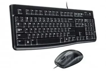LOGITECH KLAVYE MOUSE SET MK120 KABLOLU Q USB SİYAH 920-002560