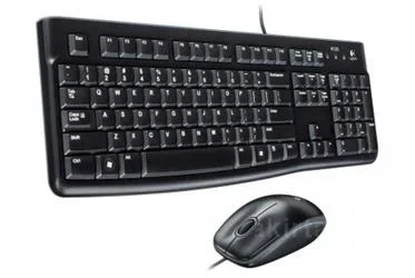 LOGITECH KLAVYE MOUSE SET MK120 KABLOLU Q USB SİYAH 920-002560