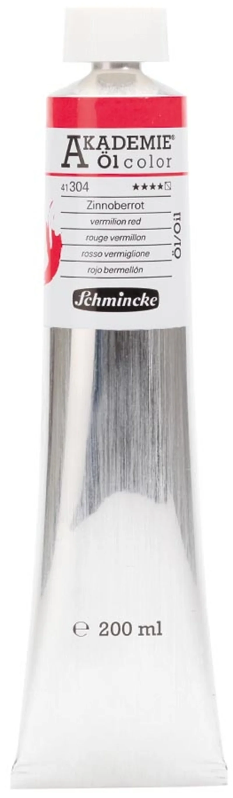 SCHMİNCKE AKADEMİE ÖL COLOR YAĞLI BOYA 200 ML SERİ 1 304 VERMİLİON RED 41304015