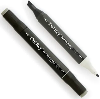 DEL REY GRAFİK MARKÖR TWIN MN-DRCG5 COOL GREY