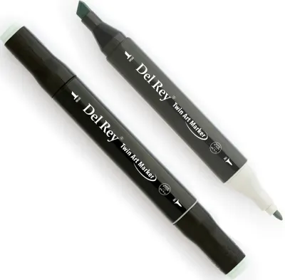 DEL REY GRAFİK MARKÖR TWIN MN-DRGG1 GREEN GREY