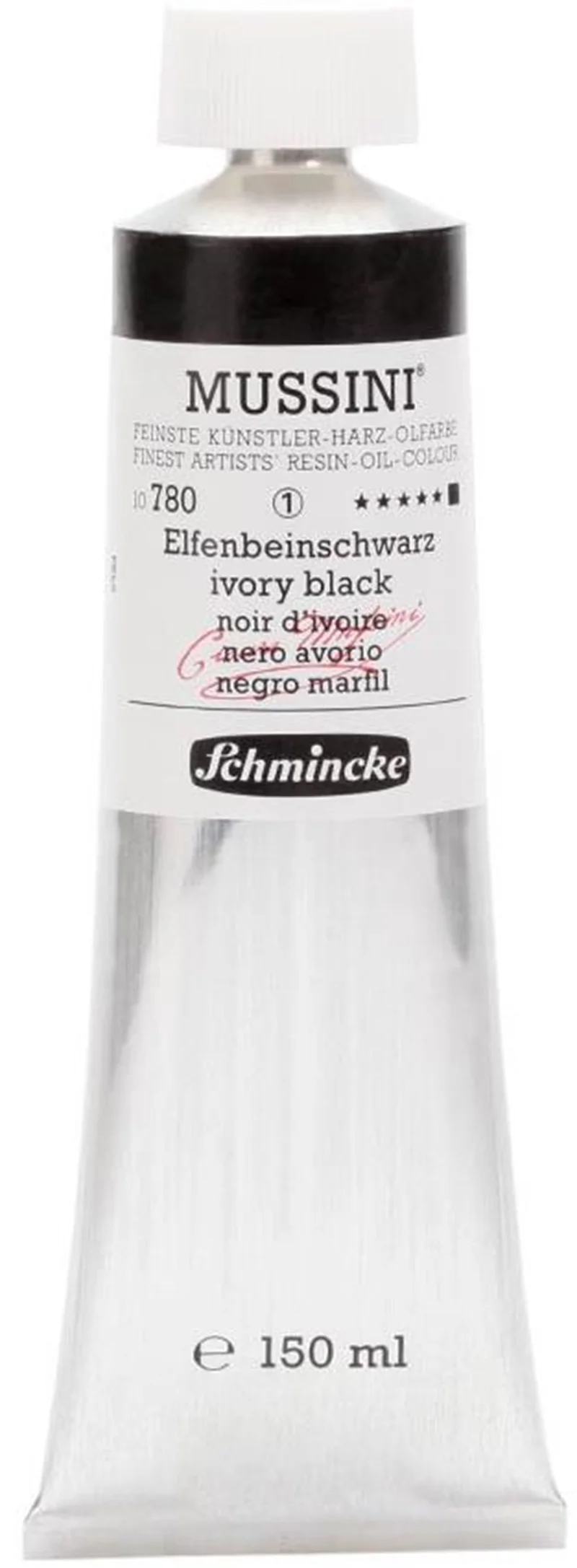 SCHMİNCKE MUSSİNİ ARTİST YAĞLI BOYA 150 ML SERİ 1 780 IVORY BLACK 10780019
