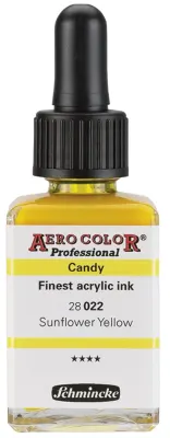 SCHMİNCKE AERO COLOR AKRİLİK MÜREKKEP 28 ML 022 CANDY COLORS SUNFLOWER YELLOW 28022023