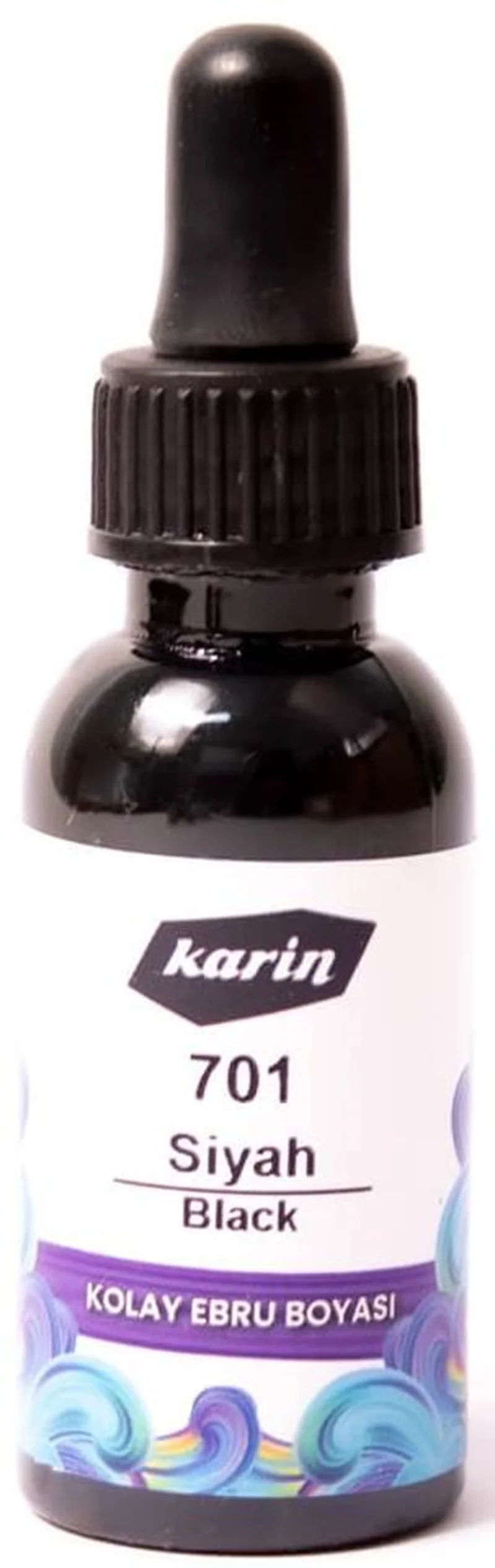 KARİN KOLAY EBRU BOYASI 30 ML 701 SİYAH 61701030