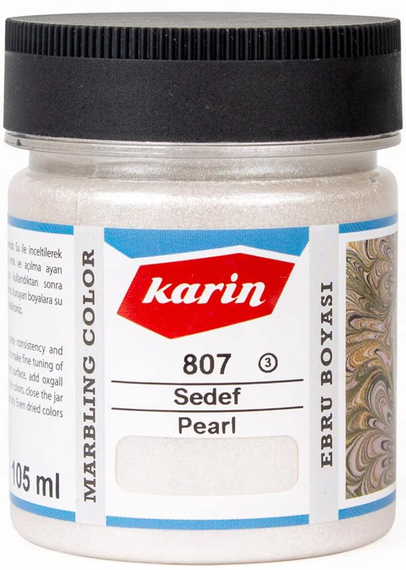 KARİN EBRU BOYASI 105 ML 807 SEDEF 61807105