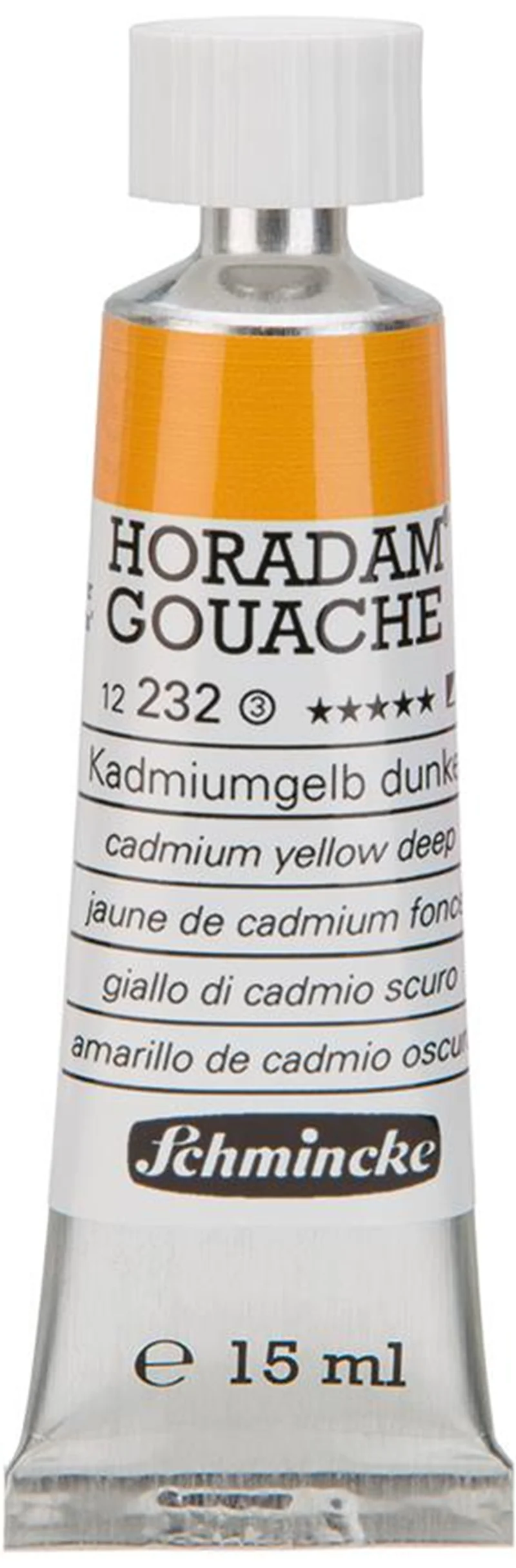 SCHMİNCKE HORADAM GOUACHE ARTİST GUAJ BOYA 15 ML SERİ 3 232 CADMİUM YELLOW DEEP 12232006