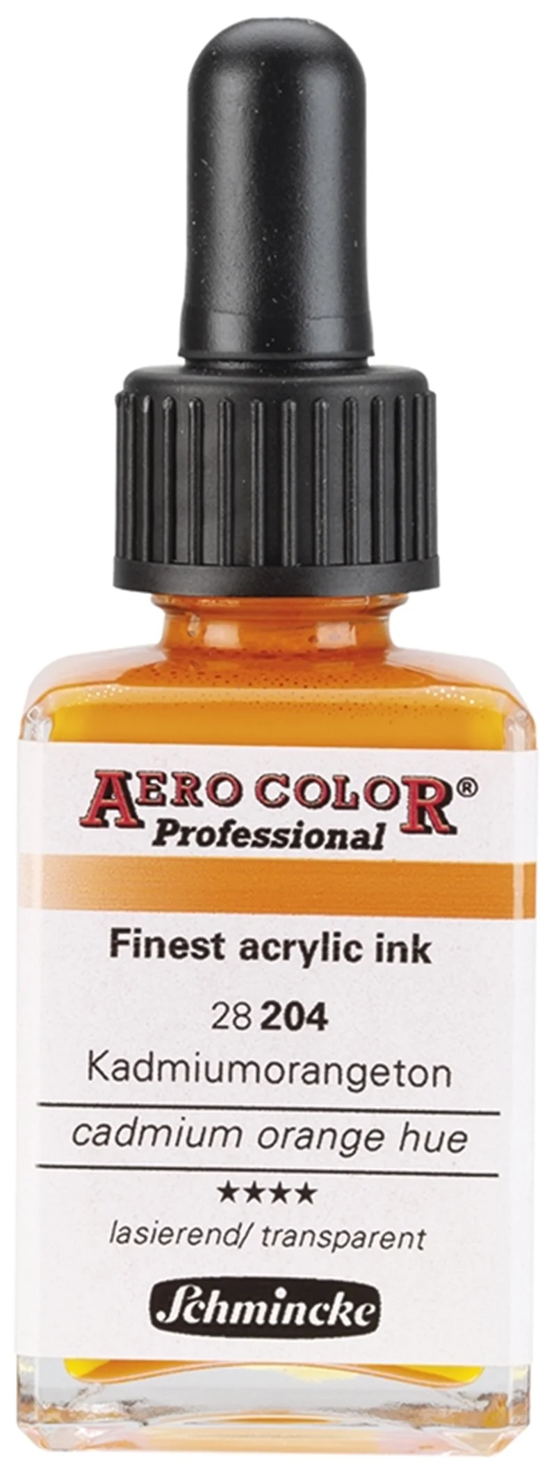 SCHMİNCKE AERO COLOR AKRİLİK MÜREKKEP 28 ML 204 CADMİUM ORANGE HUE 28204023