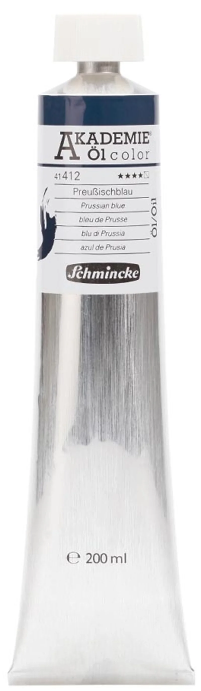 SCHMİNCKE AKADEMİE ÖL COLOR YAĞLI BOYA 200 ML SERİ 1 412 PRUSSİAN BLUE 41412015
