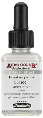 SCHMİNCKE AERO COLOR AKRİLİK MÜREKKEP 28 ML 900 AERO SHİNE SİLVER 28900023